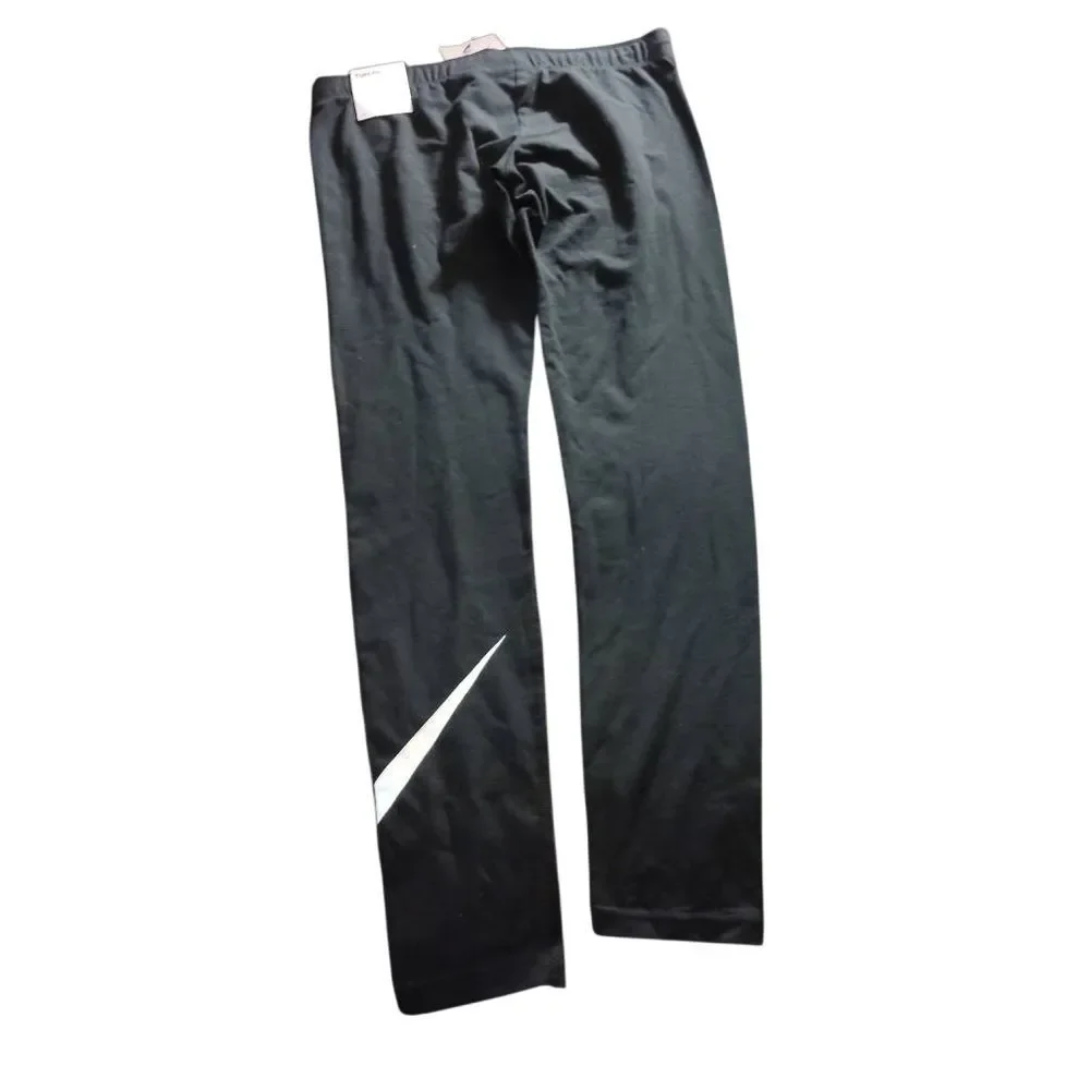 Nike Black Joggers with White Swoosh (114)